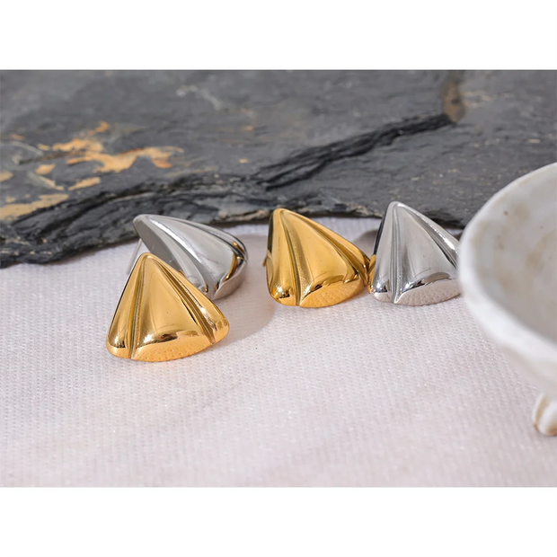 Triangle Stud Earrings