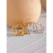 Gold Star Earrings