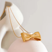 Adjustable Bow Knot Choker