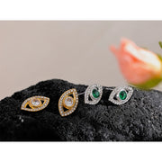 Delicate Zircon Eye Studs