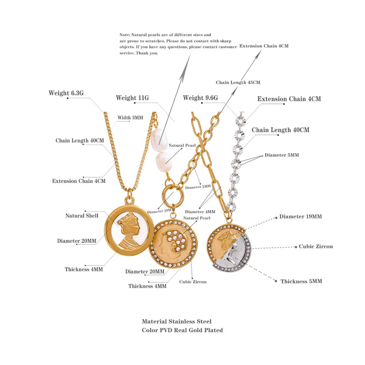 Queen Coin Necklace