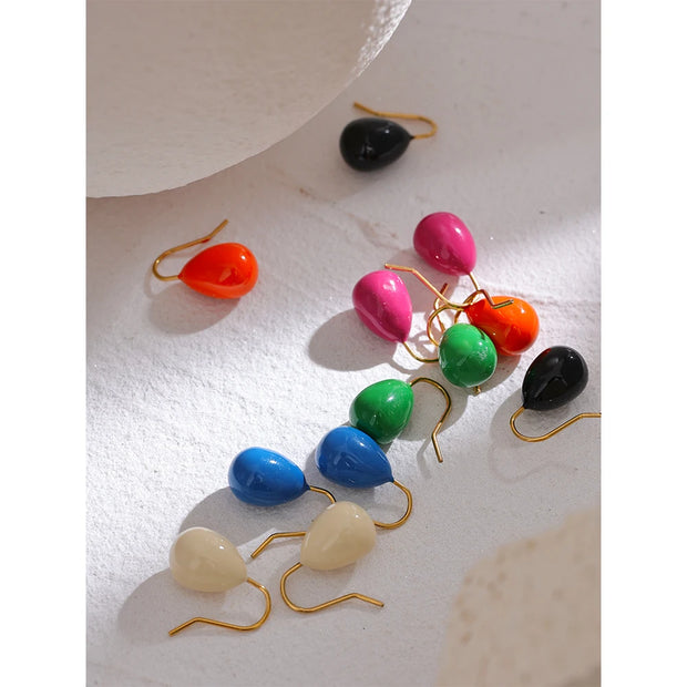 Colorful Enamel Y2K Earrings