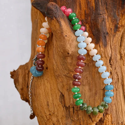 Colorful Stone Bead Necklace