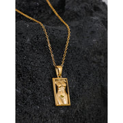 Square Pendant Necklace