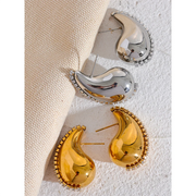 Gold Plated Water Drop Earrings