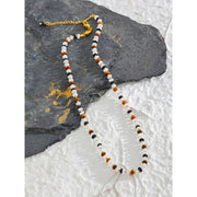 Agate Stone Chain Necklace