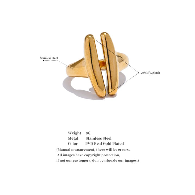 Minimalist Geometric Open Ring