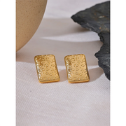 Square Star Stud Earrings