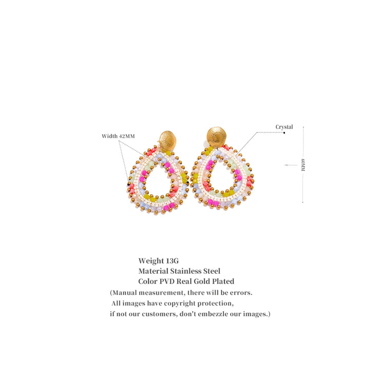 Luxury Crystal Drop Earrings