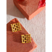 Square Stud Earrings