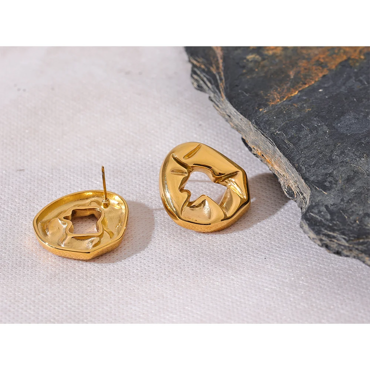 Geometric Hollow Earrings