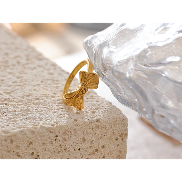 Bow Knot Finger Ring