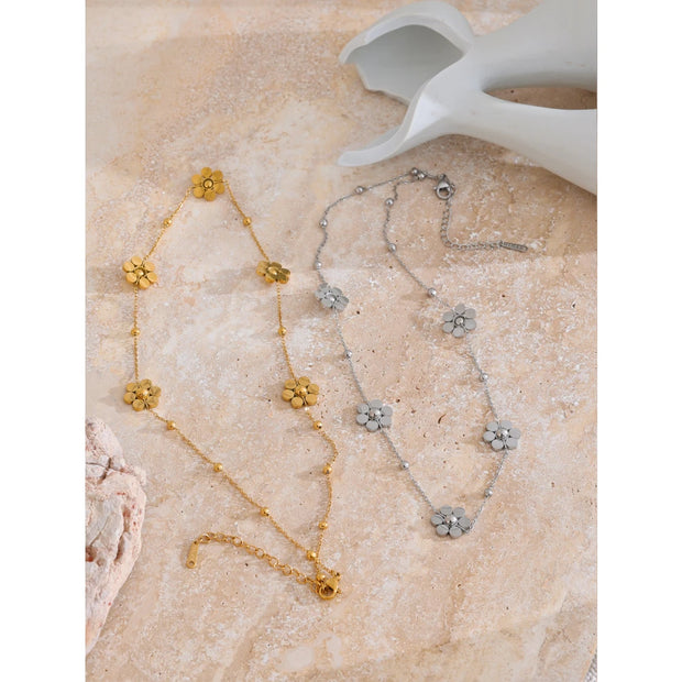 Flower Chain Necklace