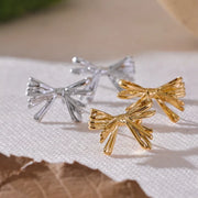 Charm Waterproof Bow Knot Stud Earrings