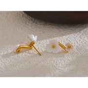 Fairy Flower Rotating Stud Earrings