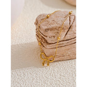 Golden Bow Knot Bracelet