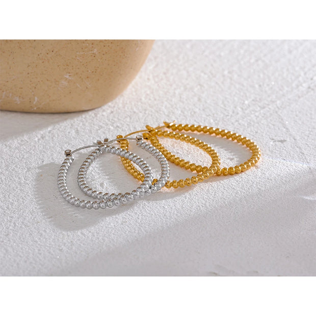 Geometric Big Hoop Earrings