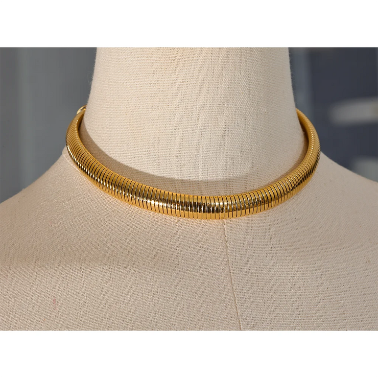 Stainless Steel Cuban Choker