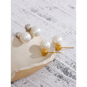 Chic Pearl Stud Earrings