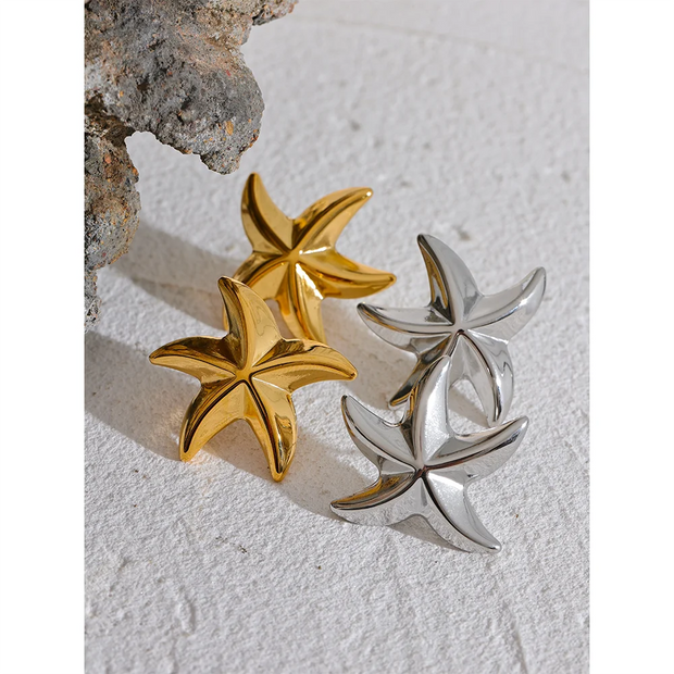 Starfish Big Stud Earrings