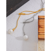 Shell Pearl Pendant Necklace