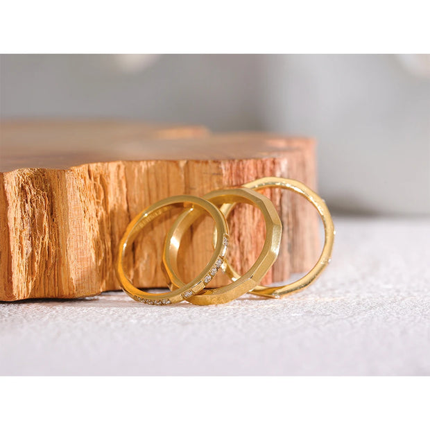 Golden Finger Thin Exquisite Rings