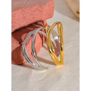 Minimalist Wide Hollow Bracelet