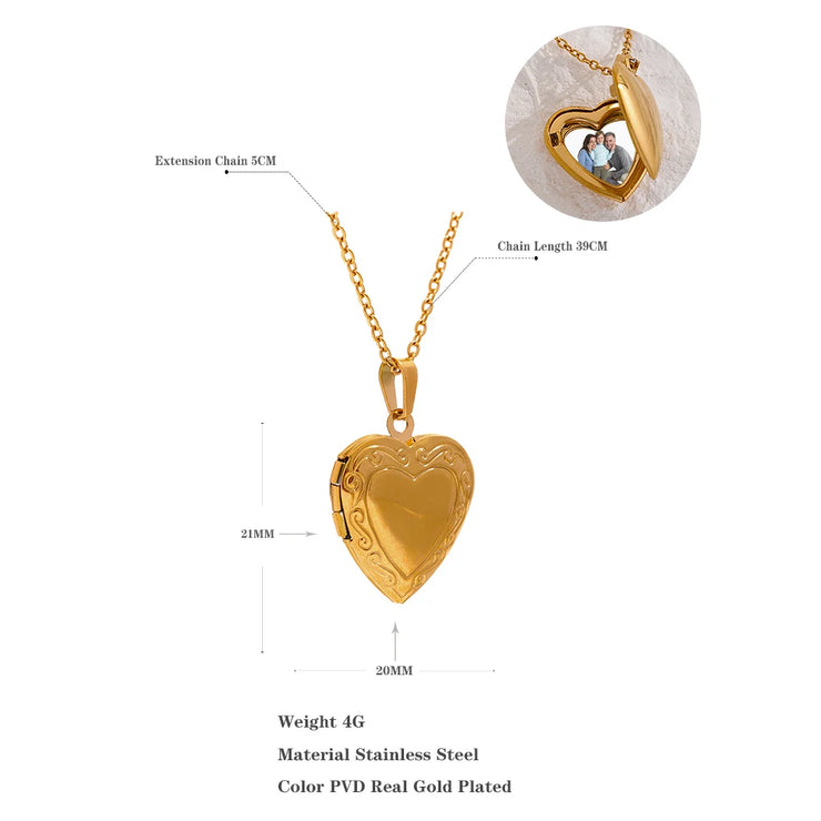 Heart Locket Necklace