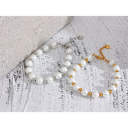 Imitation Pearl Chain Bracelet