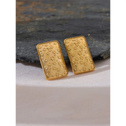 Square Star Stud Earrings