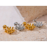 Flower Fireworks Drop Earrings