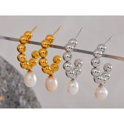 Pearl Bead Earrings