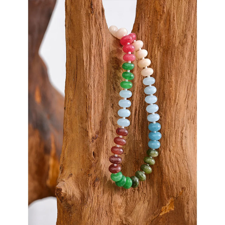 Colorful Stone Bead Necklace