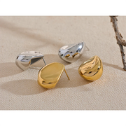 Geometric Hollow Stud Earrings