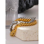 Round Cuban Chain Bracelet