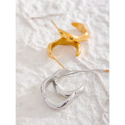 Gold Minimalist Hoop Earrings