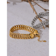 Refined Wide Cuban Chain Bracelet