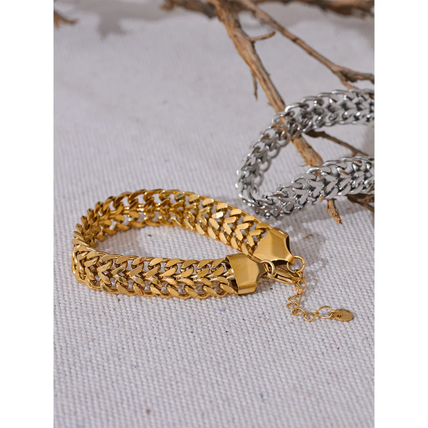 Refined Wide Cuban Chain Bracelet