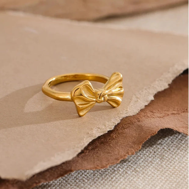 Bow Knot Finger Ring