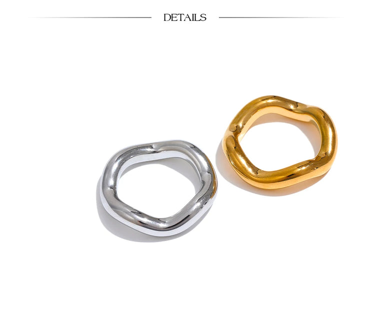 Twisted Round Finger Ring