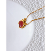 Red Dragon Pendant Necklace