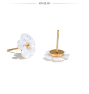 Shell Flower Stud Earrings