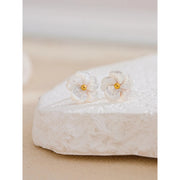 Shell Flower Stud Earrings