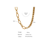 Chunky Gold Chain Necklace