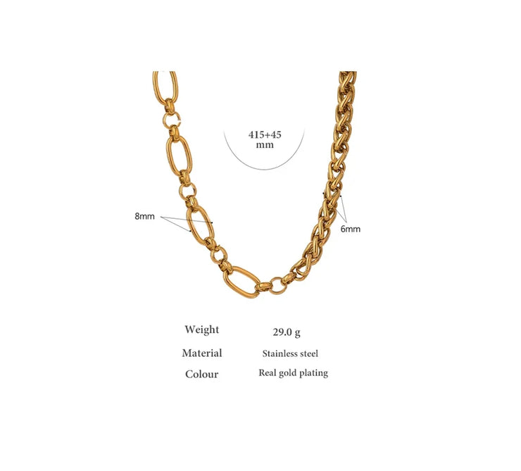 Chunky Gold Chain Necklace