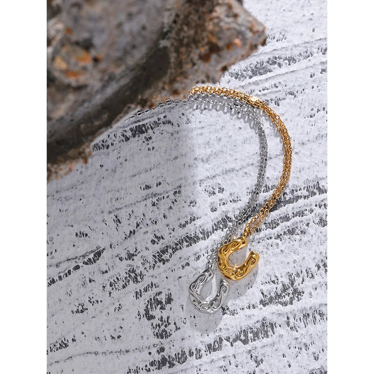 Horseshoe Pendant Necklace