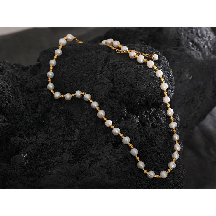 Luxury Pearl Bead Necklace