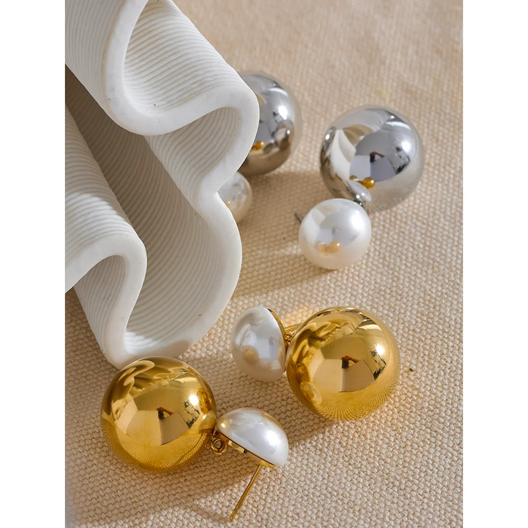 20mm Pearl Drop Earrings