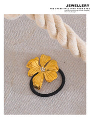 Stainless Steel Big Flower Hairband