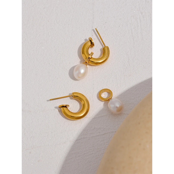 Exquisite Pearl Drop Earrings